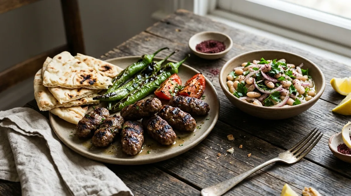 Izgara Köfte (Turkish Grilled Meatballs)